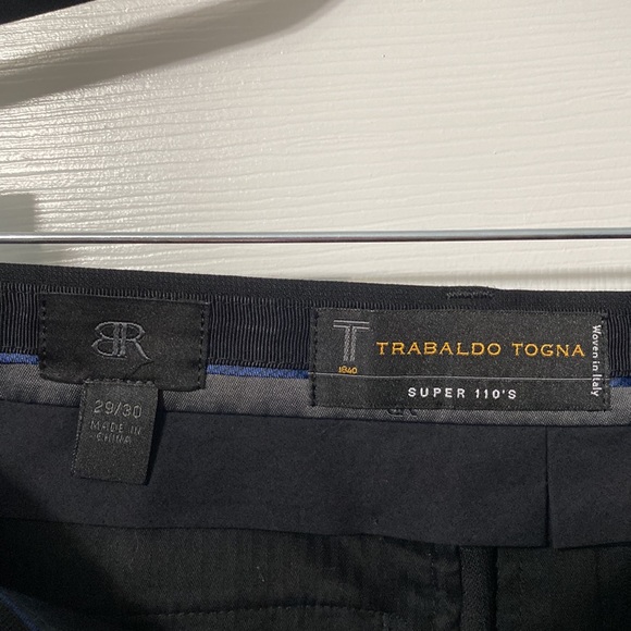 Banana Republic {Monogram Edition} Slim Fit Suit. Black. Woven in Italy. - Picture 6 of 7